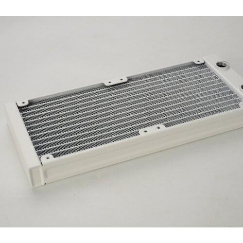 OCOCOO 240G1/4 240mm Water Cooling Radiator Liquid Cooled Heatsink For Computer White