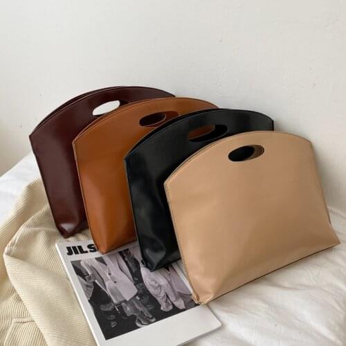 Simple Solid Color Handbag Notebook Laptop Computer Bag Temperament Hand Bag Office Commuter Briefcase Female bolsos para mujer