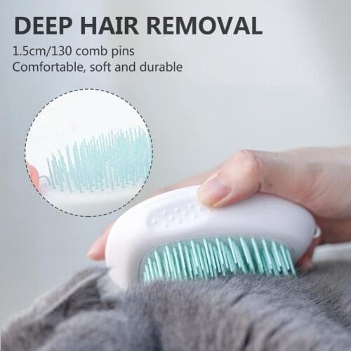 Pet Grooming Brush Soft Bath Brush Comb Multifunction Hair Removal Comb For Cats Dogs Pet Massage Grooming SPA Tool Pet Supplies