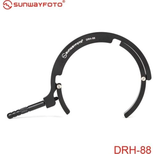 SUNWAYFOTO DRH-88 Lens Support Tripod Quick Release Plate Telephoto Lens Support Focusing Handle Lens Support For DSLR