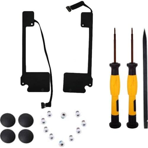 Back Cover Screw+Feet Foot (No Rubber)+Left / Right Speaker for Pro 13 Inch Retina A1502 Speakers
