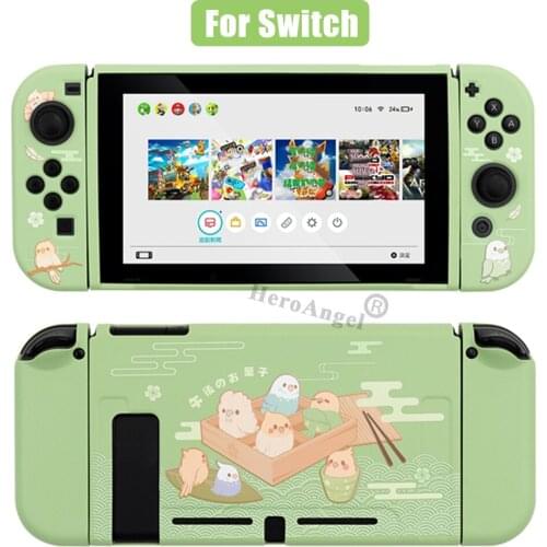 Protective Shell For Nintendo Switch Soft TPU Cover Cute Parrot Baby Cartoon Case For Nintend Switch Console For NS Accessories
