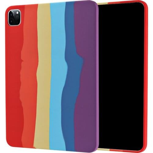 HTM0TXY Protective Shell For iPad Pro 11 2020 2018 Case For iPad Air 4 10.9 9.7 inch 2018 Air 10.5 Mini 5 10.2 2020 Rubber Cover