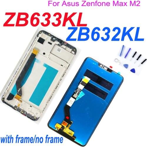 AAA+ 6.26" ZB632 LCD For Asus Zenfone Max M2 LCD Display 10-Touch Screen Digitizer Assembly For Zenfone Max M2 ZB633KL LCD
