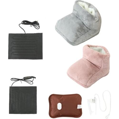 Winter Supplies Plug-In High-Cut Rabbit Fur Foot Warmer Office Heating Artifact 425B