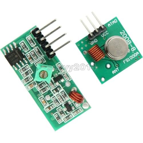 1 PCS 433Mhz RF transmitter and receiver link kit for Arduino/ARM/MCU NEW