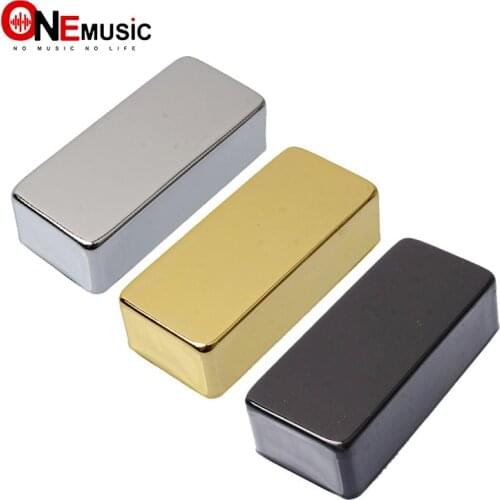 10PCS 72*32mm Sealed Type Electric Guitar Brass Humbucker Pickup Covers Lid Black/Gold/Chrome