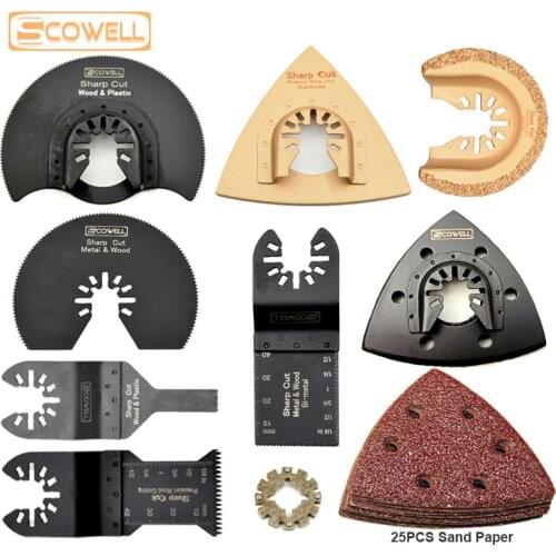 30% Off Oscillating Multi Tool Saw Blades kit for dremel Multimaster power tools woood metal cutting plunge saw blade air saw