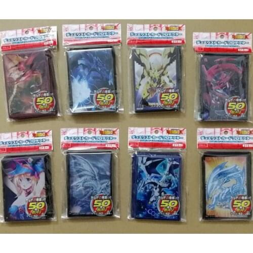 50 pcs/bag Yu-Gi-Oh! card set anime Yu Gi Oh cosplay yugioh emperor dragon series board games sleeves duelist card protector