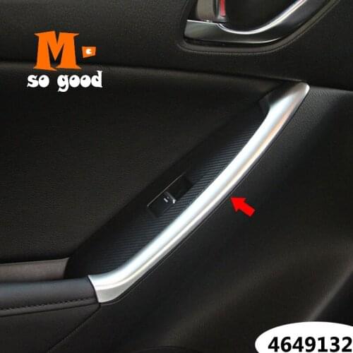 ABS Matte For Mazda CX-5 CX5 Car Rear Door Armrest Handle Cover trim Auto interior Accessories styling 2012 2013 2014 2015 2016