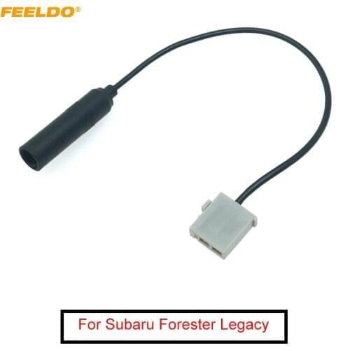 FEELDO Car Stereo Male Radio Antenna Adapter For Subaru Forester Legacy Outback Audio Aftermarket Parts Accessories