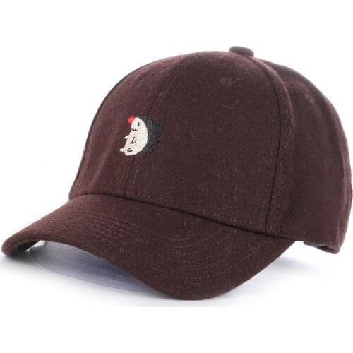 LNPBD Solid woof Baseball Adjustable Cap Hat With Hedgehog Pattern For Women Men-Lovers Hats