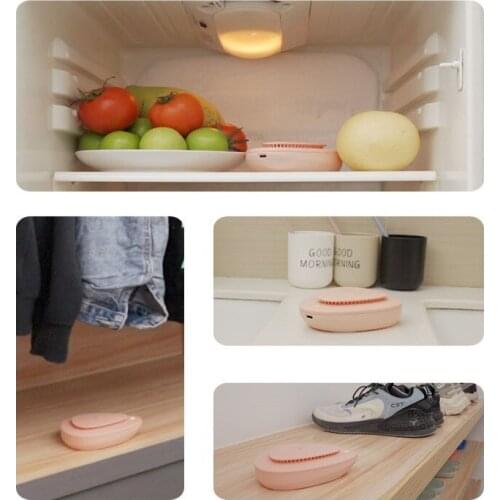 Refrigerator Deodorizer Refrigerator Air Purifier Ozone To Reduce Odor Household Wardrobe Shoe Cabinet Deodorizer Home Equitment