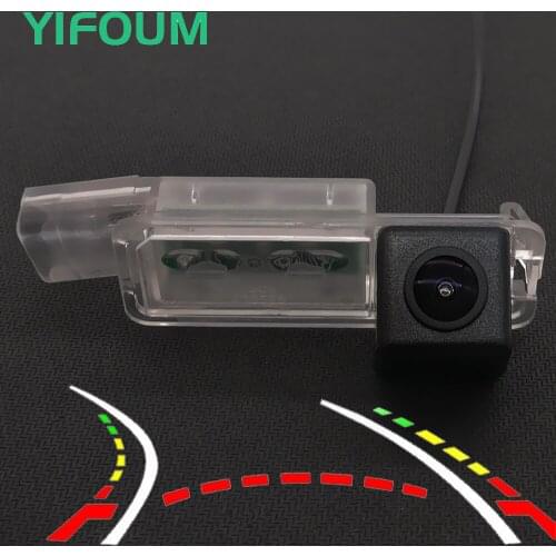 YIFOUM Dynamic Trajectory Tracks Car Rear View Camera For Porsche Macan Panamera Boxster Cayman Cayenne 911 Carrera/Skoda Superb