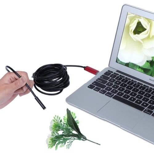 6 LEDS 10M Flexible Snake Cable 5.5mm USB Endoscope Android MINI Camera IP67 Waterproof Inspection Borescope Tube Camera