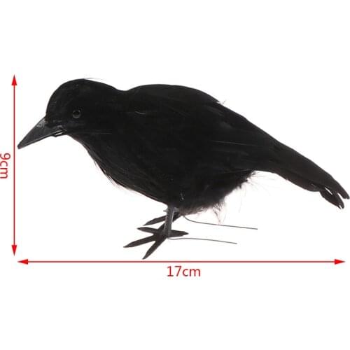 Halloween Crow Fake Bird Toys Ravens Prop Fancy Dress Decoration Props Dropshipping Party Decoration