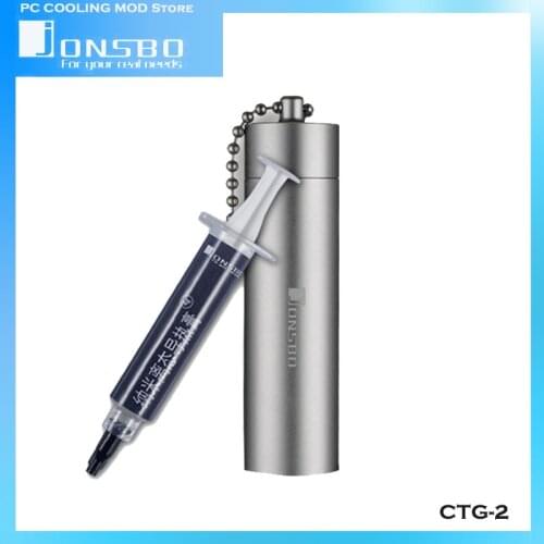 Jonsbo PC Motherboard CPU GPU Coller Heat Sink Thermal Paste 11W/m.k 4g Gray Syringe Nano Thermal Conductive Commpound,CTG-2