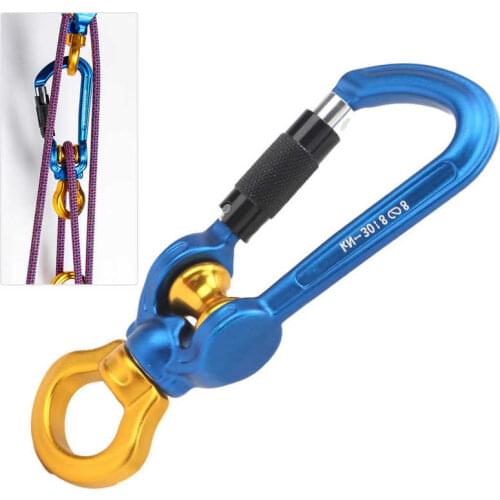 CAMNAL Outdoor Climbing Pulley Carabiner Master Lock Outdoor Pulley Lock Mountaineering Hanging Accessory