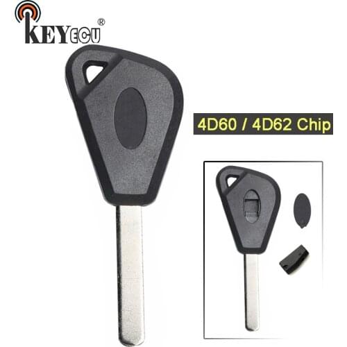KEYECU 4D60 / 4D62 Chip Transponder Ignition Key Fob key blank for Subaru Forester Impreza WRX STI Legacy Outback