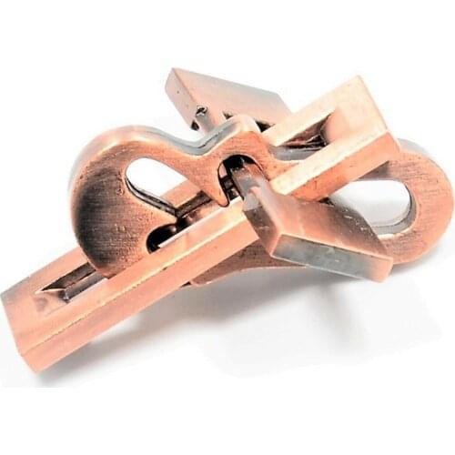 Classic Metal Puzzle IQ Test Magic Mind Brain Teaser Puzzles Baffling Game For Adults And Kids Toy Gift