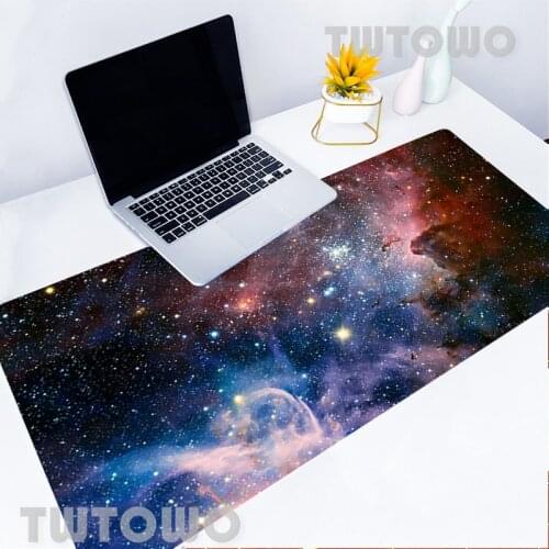 Mouse Pad Space Mousepad Gaming Accessorie Size Large Extended Waterproof Non-slip Rubber HIGH Definition Printing Game Mousepad