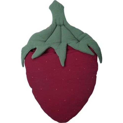 Cute Strawberry Shaped Baby Wrapping Sleeping Bag Portable Baby Diaper Swaddle Infant Sleeping Sack Newborn Photo Props