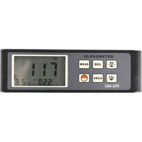 Multi-Angle Glossmeter Portable Digital gloss meter tester 20,60,85 Measuring Angle GM-268 0.1-200Gu High/Middle/Low gloss paint