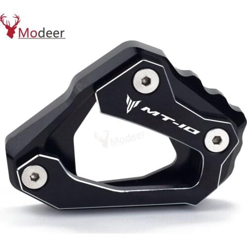 Motorcycle kick For Yamaha MT-10 MT10 MT 10 2016 2017 FZ 10 FZ10 Motorbike CNC SideKickstand Stand Enlarger Extension Plate