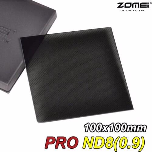 Zomei Professional 100mm ND8 Square Filter 100x100mm Neutral Density 3-Stop Optical Glass Full Gray MC HD ND Filter For Cokin Z