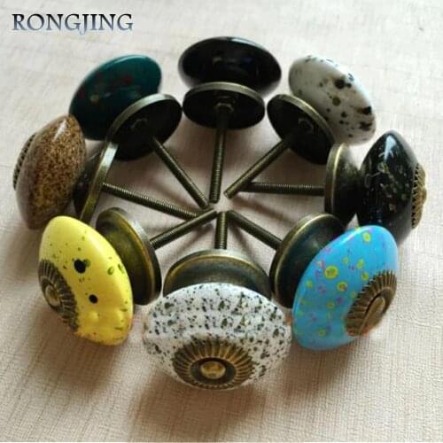 2x Furniture Wardrobe Handles Imitation Ceramic Kitchen Cabinet Knobs Acylic Cupboard Closet Knob &Handles Shoes Box Bar Pulls