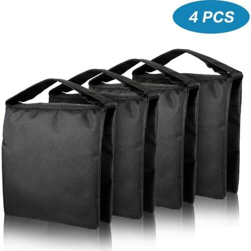 Heavy Duty Sand Bag Photography Black Sandbags Use For Background Backdrop Stand Photo Studio Boom Arm Cantilever Light Tripod