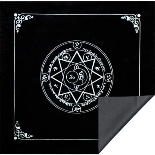 Tarot Card Tablecloth Velvet Divination Altar Cloth Board Games Fortune Astrology Oracle Cards Pad Deck Table Game Entertainment