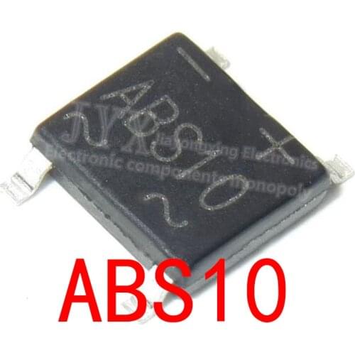 50pcs New SMD4 ABS10 SOP-4 0.8/1A 1000V Bridge Rectifier Single-Phase Glass Passivation Rectifier Bridge
