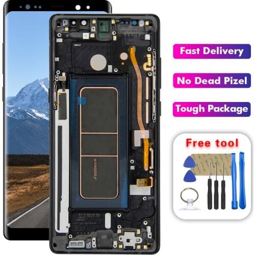 6.3" Super AMOLED For Samsung Note8 Note 8 N950F N950D N950DS N950U LCD Display Touch Screen Digitizer Assembly