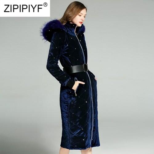 Женские синие куртки ZIPIPIYF China At AliExpress
