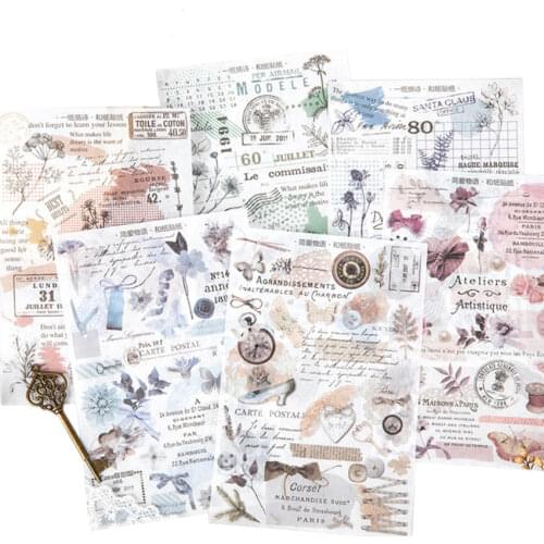 3pcs/lot Romantic store series Decorative Sries Stickers Scrapbooking DIY Diary Album Stick Label Gift for Party