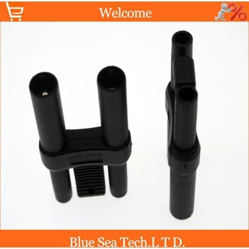 5 PCS DIY Short-circuits plug,4mm banana plug&socket adapter for Multimeter calibration,19mm pitch,CE CATII 1000V /MAX 32A