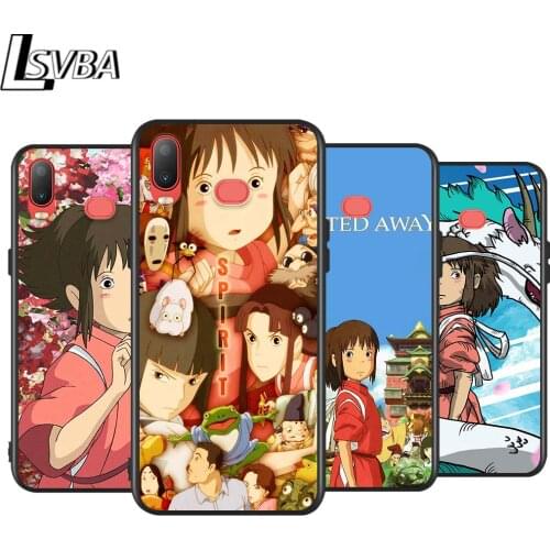 Anime Spirited Away for Samsung Galaxy A9 A8 Star A750 A7 A6 A5 A3 Plus 2018 2017 2016 Black Phone Case Soft Cover