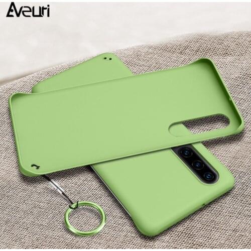 Borderless Ring Phone Case For Huawei P20 P30 Pro P30 Lite P Smart Plus Coque Luxury Hard PC Cover Case For Huawei Y9 Prime 2019