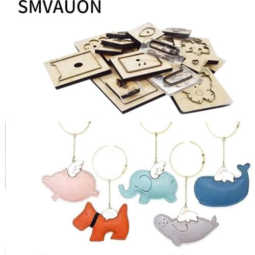 Variety Of Animal Patterns Diy Wooden Cutting Wallet Mold Decoration Die Cut Scrapbooking Templat Suitable For Die Cutting