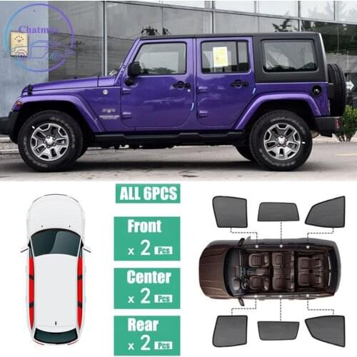 For Jeep Grand Cherokee 2014-2019 Window Sunshade UV Protection Ray Blocking Mesh Laser Block Black Net Yarn