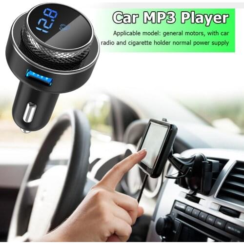 GC16 FM Transmitter for Car Fast Charger QC3.0 USB Charger Car Usb Charger MP3 Player 5.0 Handsfree Wireless Car Kit
