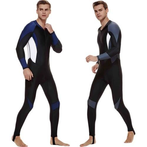 Sbart Men Wetsuit Long Sleeve Sunblock Neoprene Wetsuit With Quick dry For Scuba Diving Surfing Swimming Scuba Dive Rash Guards