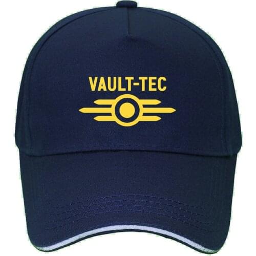 Games Vault Tec logo Gaming Video Game Fallout 2 3 4 Cap Baseball Games Men Hat Vault-Tec Women Mens Hip Hop Cap Hats