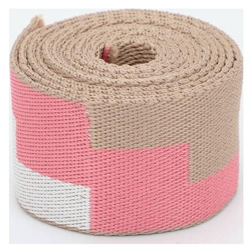 Cusack 1 meter 3.8 cm Webbing Lace Trim Ribbon for Garments Bags Home Textiles DIY Crafts Sash Belt Fixed Shoulder Strap 6 Color