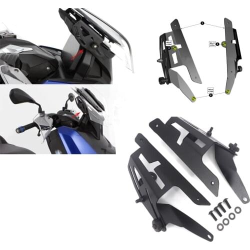 Motorcycle C400 X Windscreen Adjusters stand CNC Windshield Bracket fits For BMW C400X C 400 X Windshield Adjustable