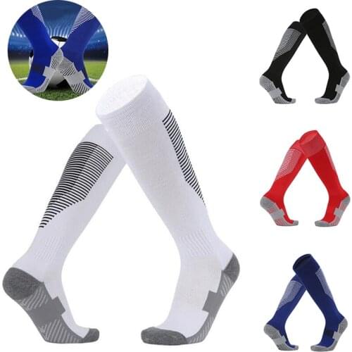 Mens Sport Socks Breathable Non-slip Soccer Socks Running Socks Unisex Kids Outdoor Cycling Basketball Football Long Stockings