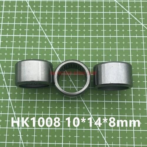 2019 New Arrival Limited Axk Free Shipping Drawn Cup Needle Roller Bearing Hk1008 10pcs 10x14x8mm