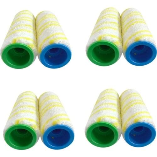 Cleaner Roller Brush Main Brush for KARCHER FC3D FC5 Cordless Vacuum Hard Floor Er Cleaner Rolling Brushes, 8PCS