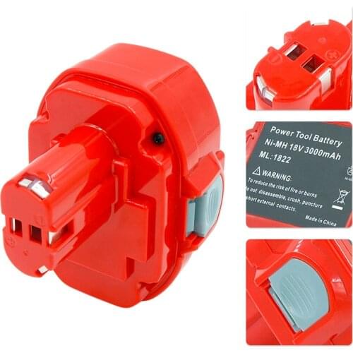 18V 3000mAh Ni-MH Rechargeable Replacement Battery for Makita Power Tools 4334D 5026D 6343D 8443D 1822 1823 1834 1833 1835 PA18